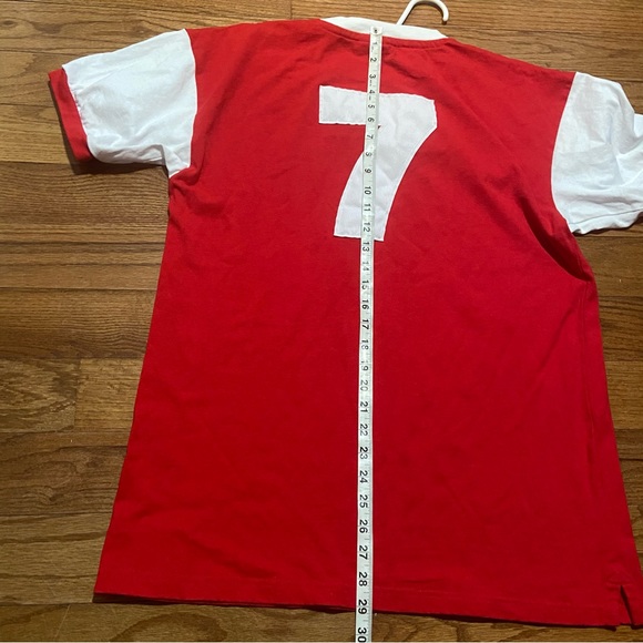 Vintage Mens Medium Red Arsenal Football Club Soccer Teeshirt - Picture 2 of 9